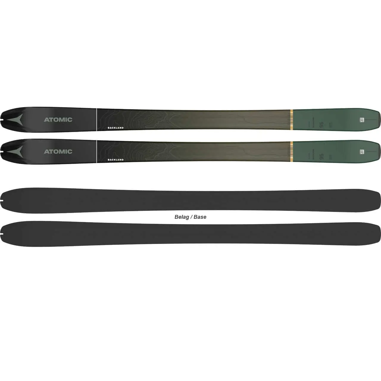 Atomic Backland 95 Black/green (2022/23) 4 Atomic Backland 95 Black/green (2022/23) - immagine 2