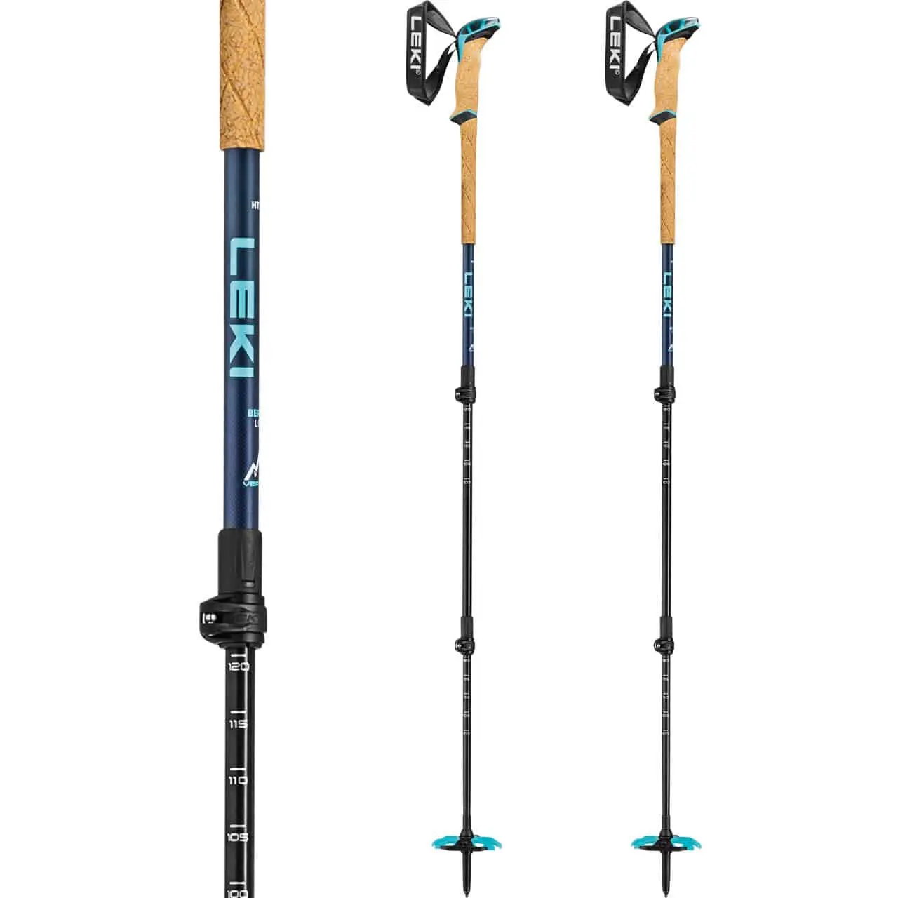 Leki Bernina Lite 3 Denimblue/darkblue/mint 4 Leki Bernina Lite 3 Denimblue/darkblue/mint - immagine 2