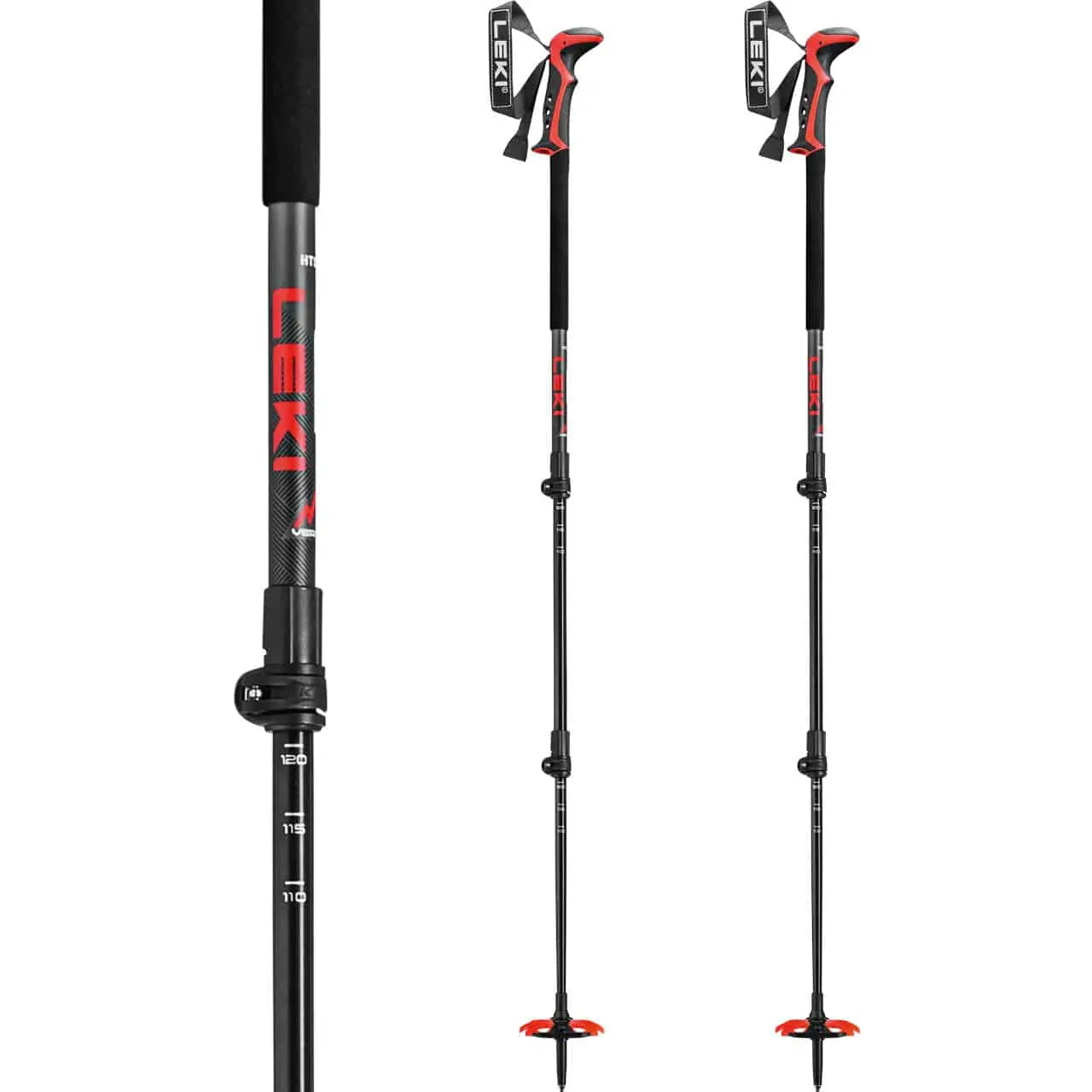 Leki Haute Route 3 Dark Anthra/dark Red/black 4 Leki Haute Route 3 Dark Anthra/dark Red/black - immagine 2
